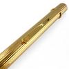 Great Cartier Ballpoint pen Striped Pattern gold mens Used