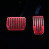 Universal Anti-slip Aluminum Brake Accelerator Clutch Non-Slip Foot Pedal Pad Cover Car Accessory Footrest for  Y