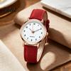 Macaron Color Watch Women Luminous Dainty Analog Quartz Adjustable Leather