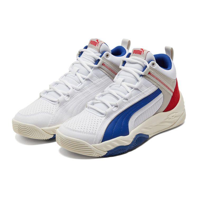 Puma Rebound Future Evo White High Risk Red Unisex Sneakers Surf-The-Web Grey-Violet 374899-06