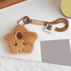 Plush Pufferfish Keychain Pendant with Lanyard Cartoon Animal Bag Charm Keyring Decoration Accessories for Women Girl