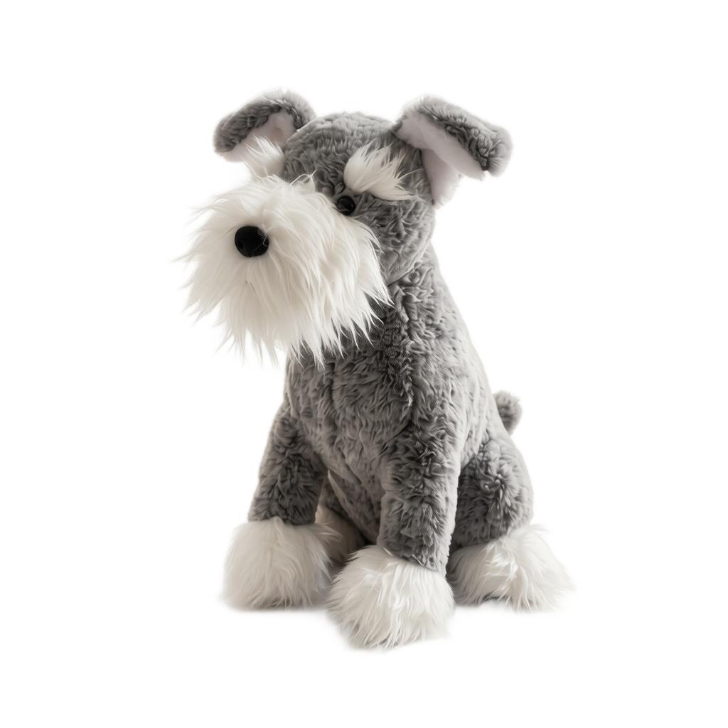 Realistic Dog Plush Toy Stuffed Animal, Soft Puppy Figurine for Kids and Collectors