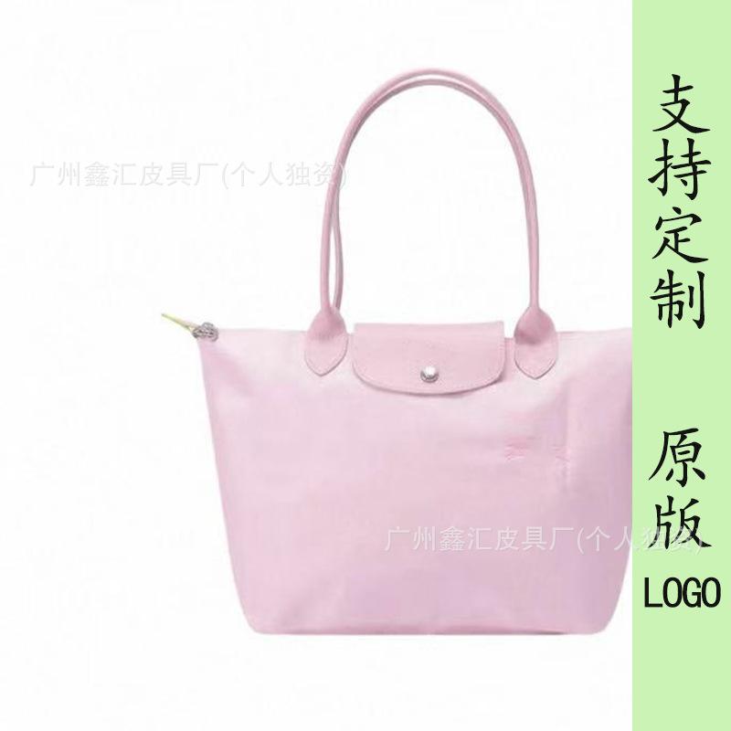New dragon inlaid week embroidered nylon tote bag shoulder handbag dumpling bag messenger bag