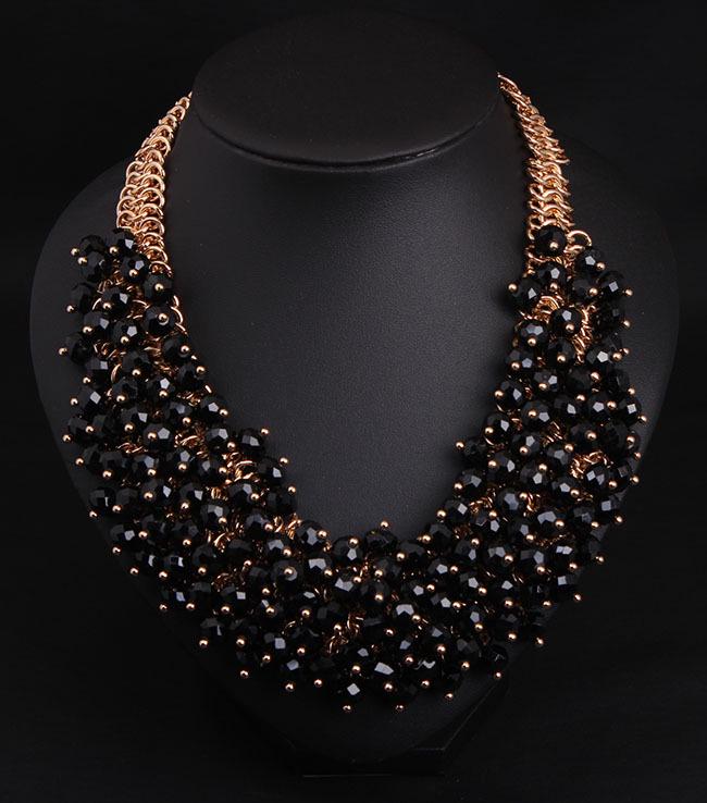 Handcrafted Crystal Multi-layer Clavicle Necklace - Women's Bold Fashion Jewelry