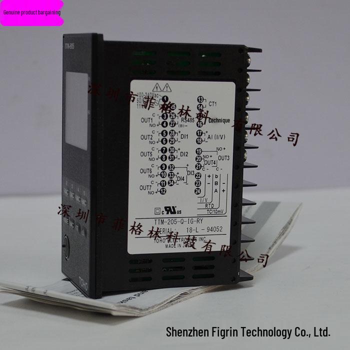Actual Item Photo: TTM-205-Q-1G-RY TOHO Temp Controller TTM-205-Q-1G-RY