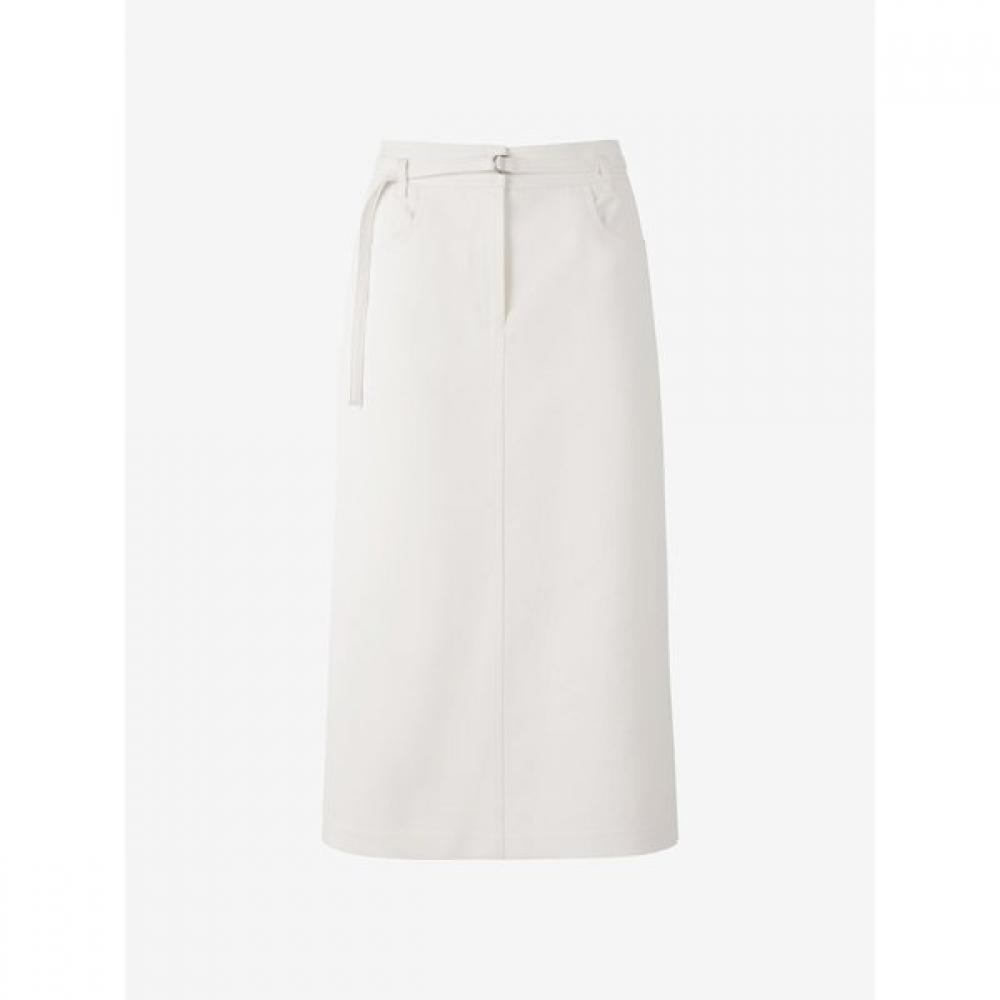 Cc Collect Belted Long H Line Skirt C261msd003