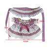 niannyyhouse 20cm Doll Clothes, Purple European-Style Lace Dress, Doll Baby Clothes, Dress-Up, Cotton Doll Clothes, for Plush Toys