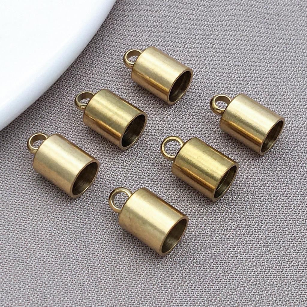 Stainless Steel Gold Chain Clasp Leather Connector for DIY Bracelet/Necklace Jewelry