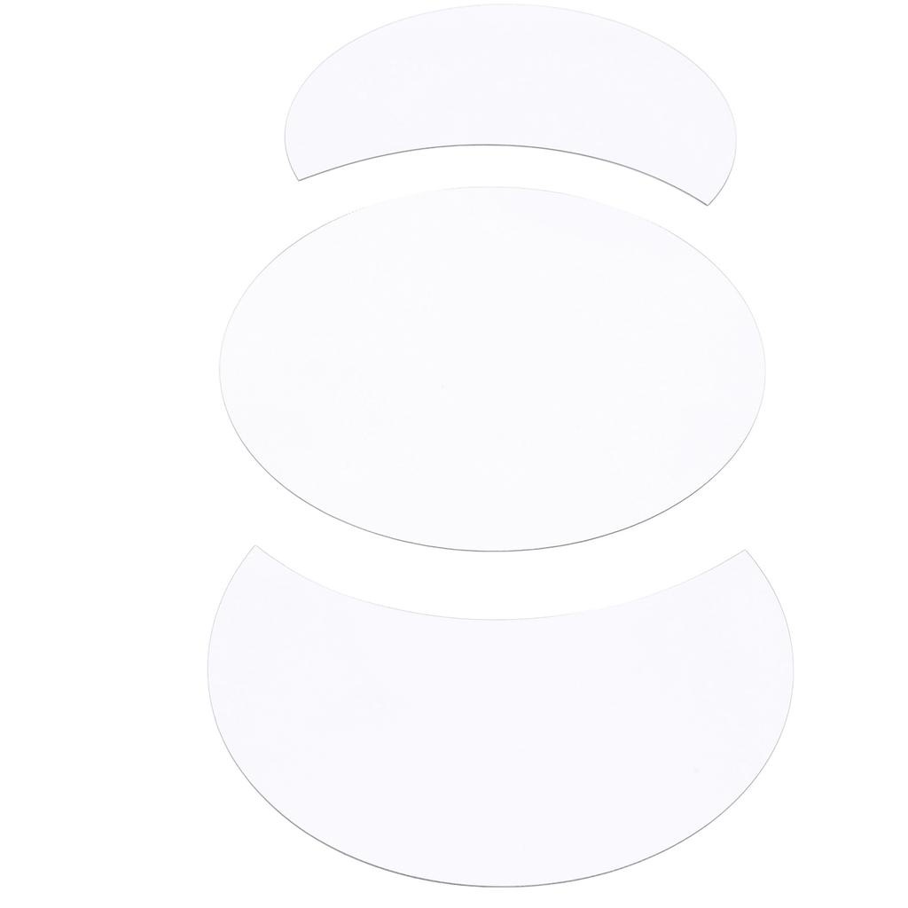 Acrylic Mirror Wall Sticker Sun Half Moon Shape Decorative Background Decal for Home Use