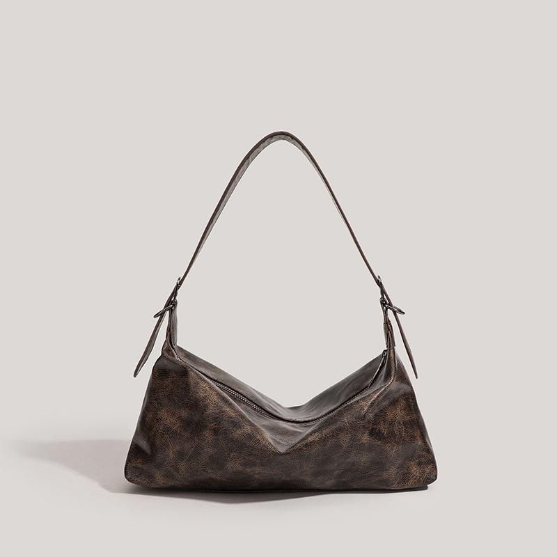 

Нишевая сумка под мышкой, универсальная наплечная сумка-мессенджер для женщин коричневый