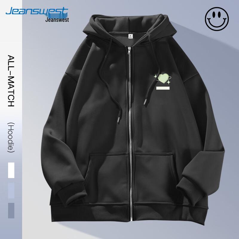 

Женская толстовка-куртка Jeanswest с капюшоном, в полоску, с цветовыми блоками, свободного кроя XL