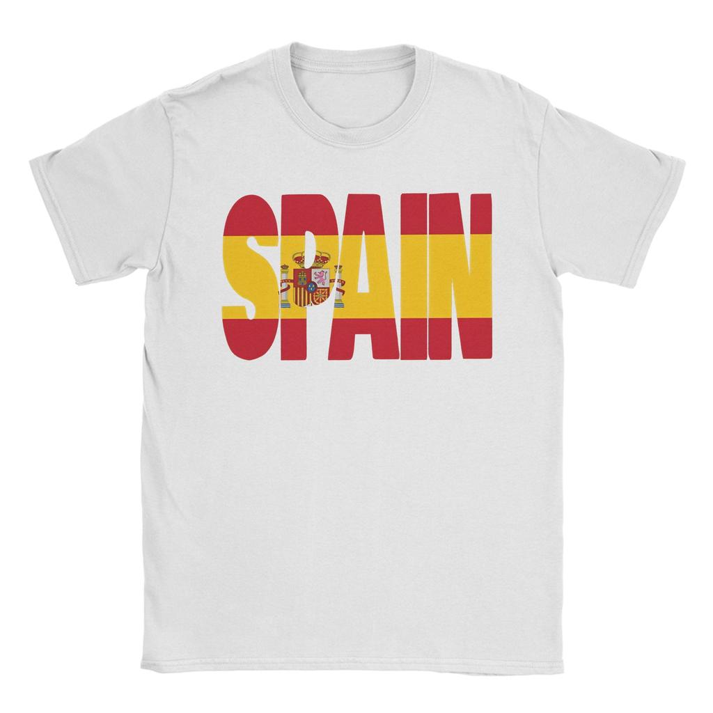 Harajuku TShirt Summer ESPANA Spain Flag Fashion T Shirts 100 Cotton Tee Shirt for Man Y2K Classic Cheap Short Sleeve Clothes