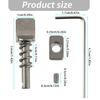 2Pcs Surf Finned Bolt Long Board Sliding Finned Screws Single Finned Nails Stainless Steel Surfboard Finned Screw