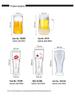 Mingshangde Transparent Double-Layer Insulated Glass Coffee Cup