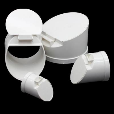 1pc 50-160mm PVC Drainage Pipe Floor Drain Auto Closing Displacement Valve Cover Home Improvement Accessories