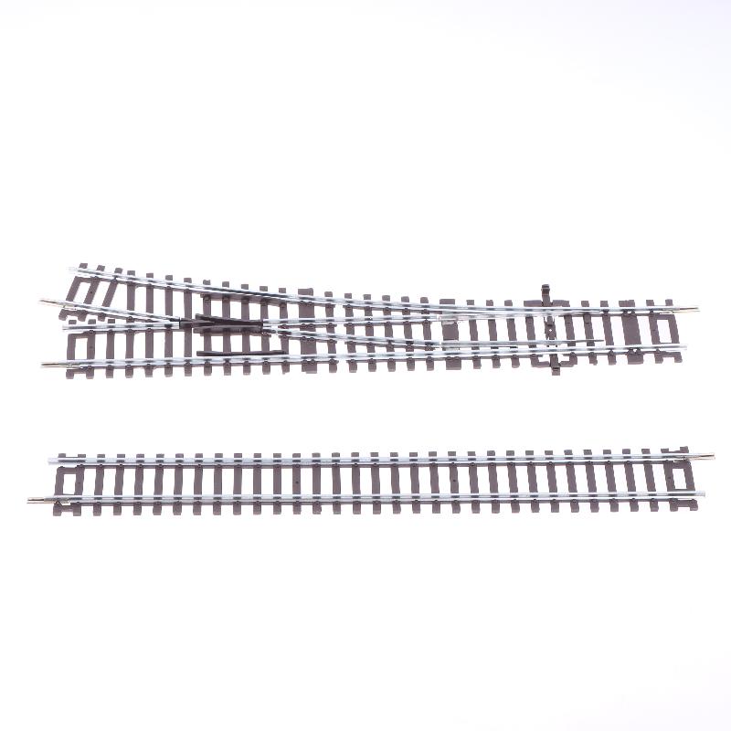 Ho Scale 1/87 Model Train Track Ho Gauge Railroad Track Straight Curved Switch Track For Diorama Sand Table Diy Scenery Layout