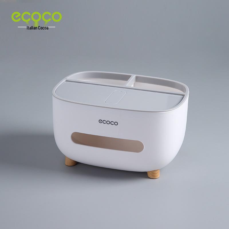 

Nordic Minimalist Tissue Box with Remote Storage - Cute, Multifunctional Design for Living and Dining Room.