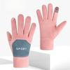 Velvet Gloves for Women In Autumn and Winter Warm and Non Slip Touch Screen Korean Version of Outdoor Cycling Gloves  Driving and Cycling Rider