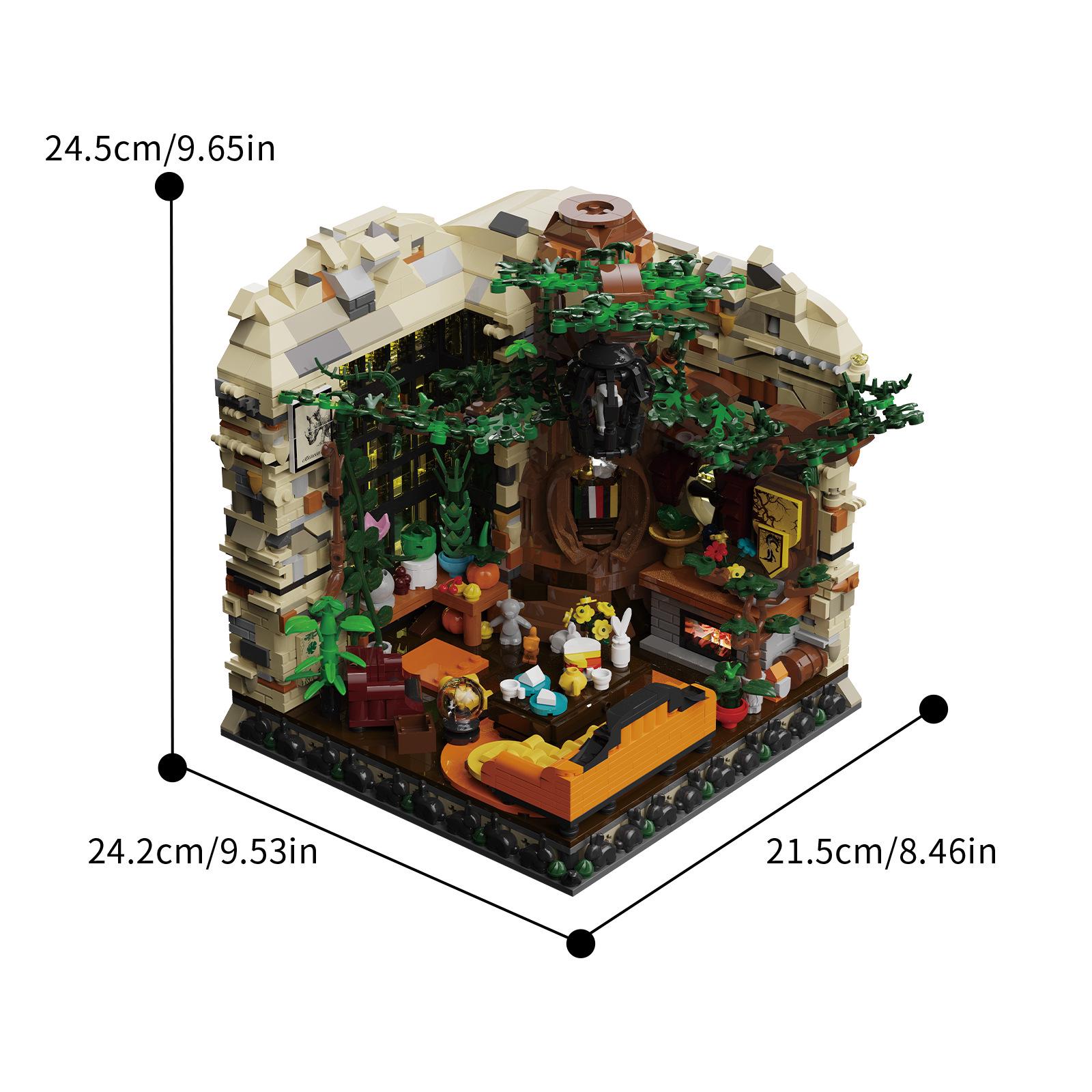 Hogwarts Academy Crossing - Creative Street Scene Building Blocks for Boys