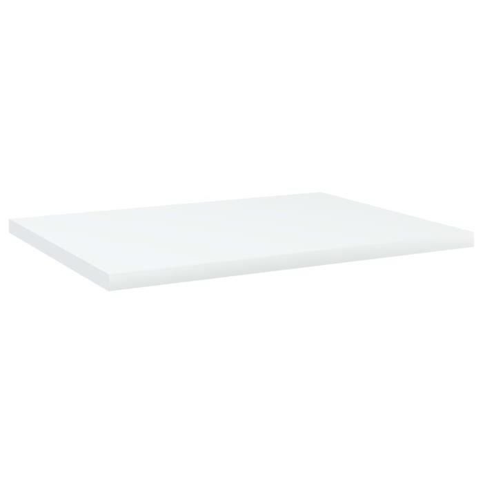Panneaux de bibliothèque - vidaXL - 4 pcs - Bois d’ingénierie - Blanc - 40x30x1,5 cm