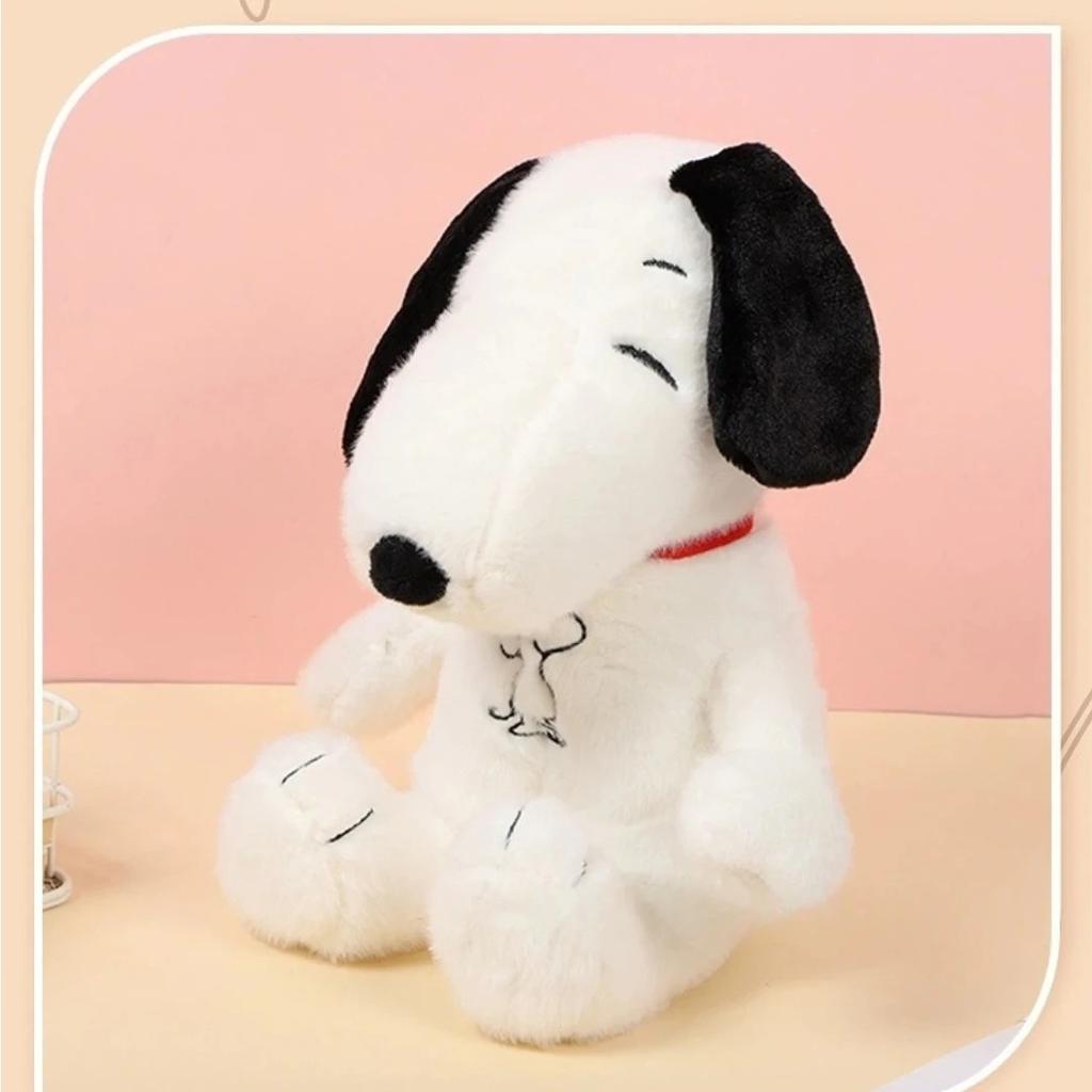 Hot Baby Breathing Soothing Snoopy White Dog Plush Doll Sleeping Companion Music And Light Doll Sensory Stuffed Toy Kid Gifts