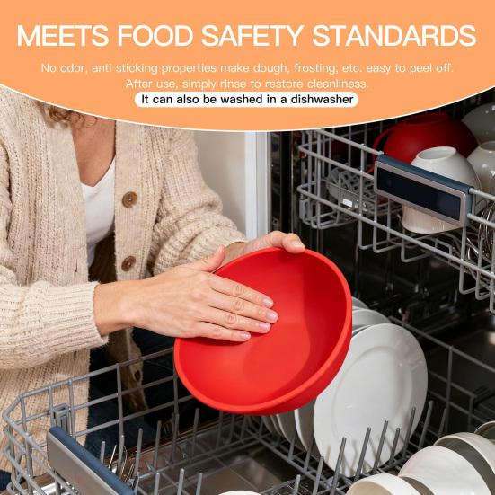 Silicone Liners for Kitchenaid 5 Qt Mixers Heat-Resistant Bowl Insert Reusable Blender Replacement Bowl Versatile Baking Cooking Accessory