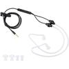 Ciglow in-Ear Headphones, 3.5mm Anti-Radiation Air Acoustic Tube Earpiece Earphone with Microphone for Mobile Phone, Tablet, MP3, MP4, etc.(Black)