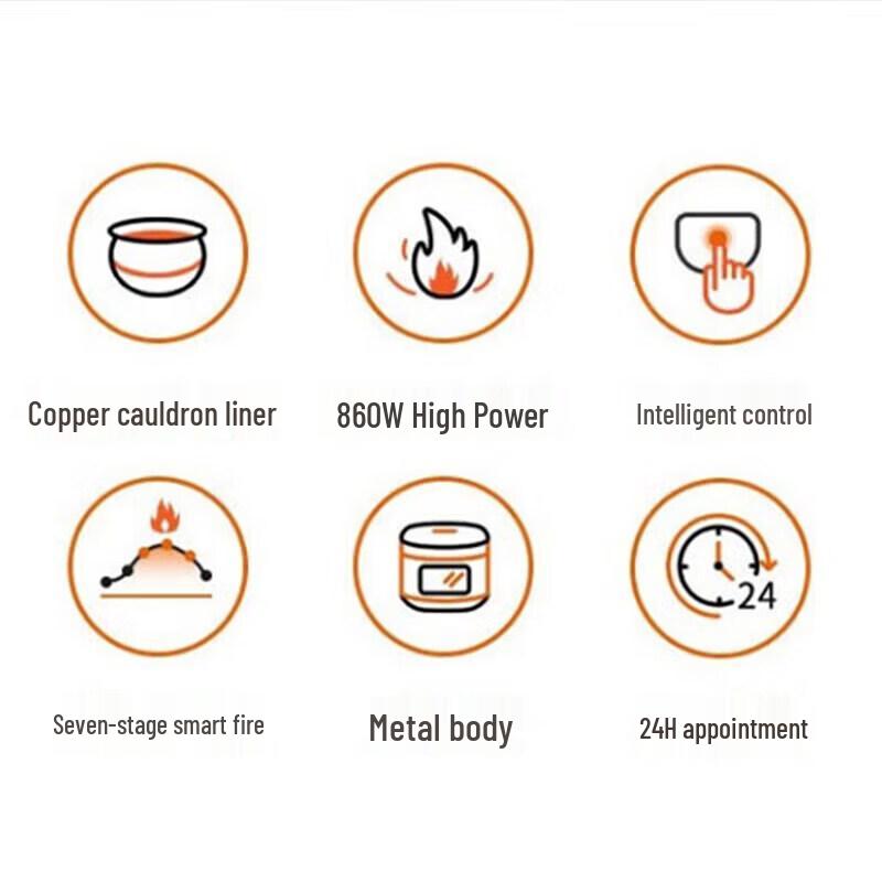 Joyoung 3L Micro-Pressure Electric Rice Cooker CN plug (adapter included)