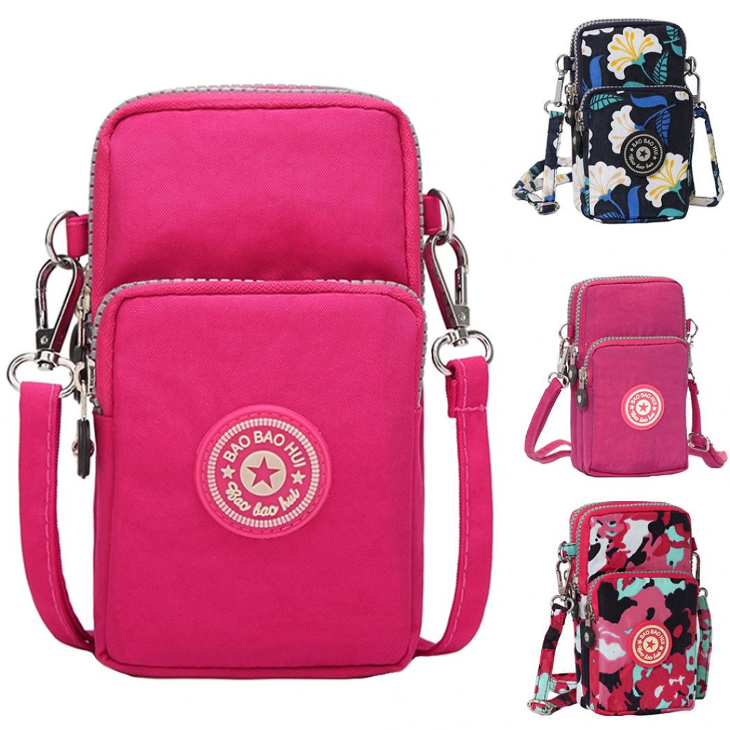 

Женщины Висячая шея Бег запястье Рука Мобильный телефон Сумка Crossbody Плечо Сумка