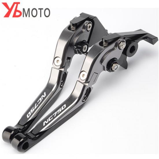 Top Brands CNC Folding Extendable Motorcycle Brake Clutch Levers For HONDA NC 750S NC750X NC 750X 2014 2015 Fashion