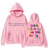 Letter Print Hooded Sweatshirts Women'S Basi