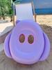 Children's Steering Wheel & Cartoon Seat Ring: Mermaid & Dinosaur Inflatable Swim Toys