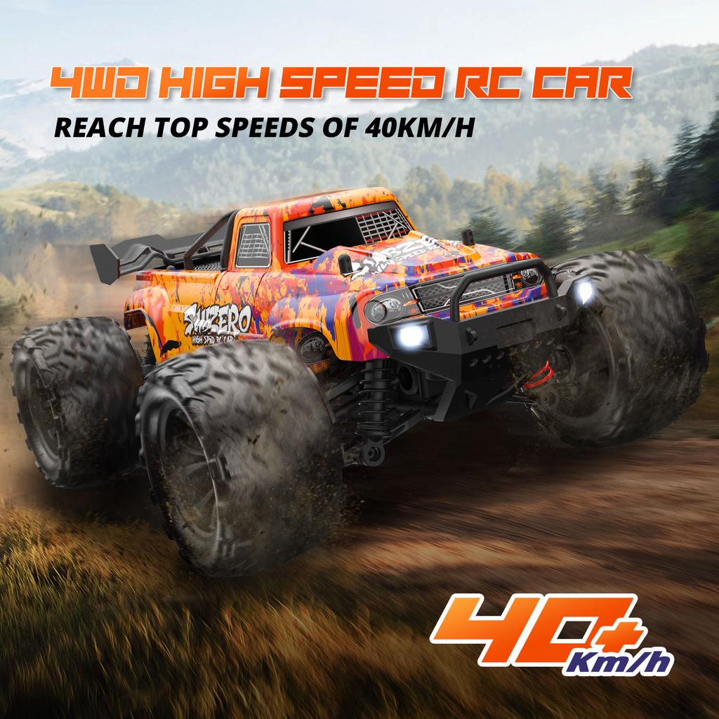 1:16 9500E 9501E RC High-speed Car 4x4 40km/h 2.4GHz Full Scale Off-Road Monster Truck Kids/Adults Toy