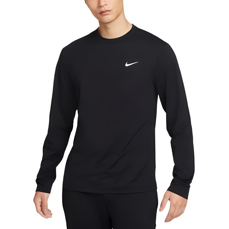 Nike Langärmeliges Fitness-Top Herren Tops Schwarz FB8584-010