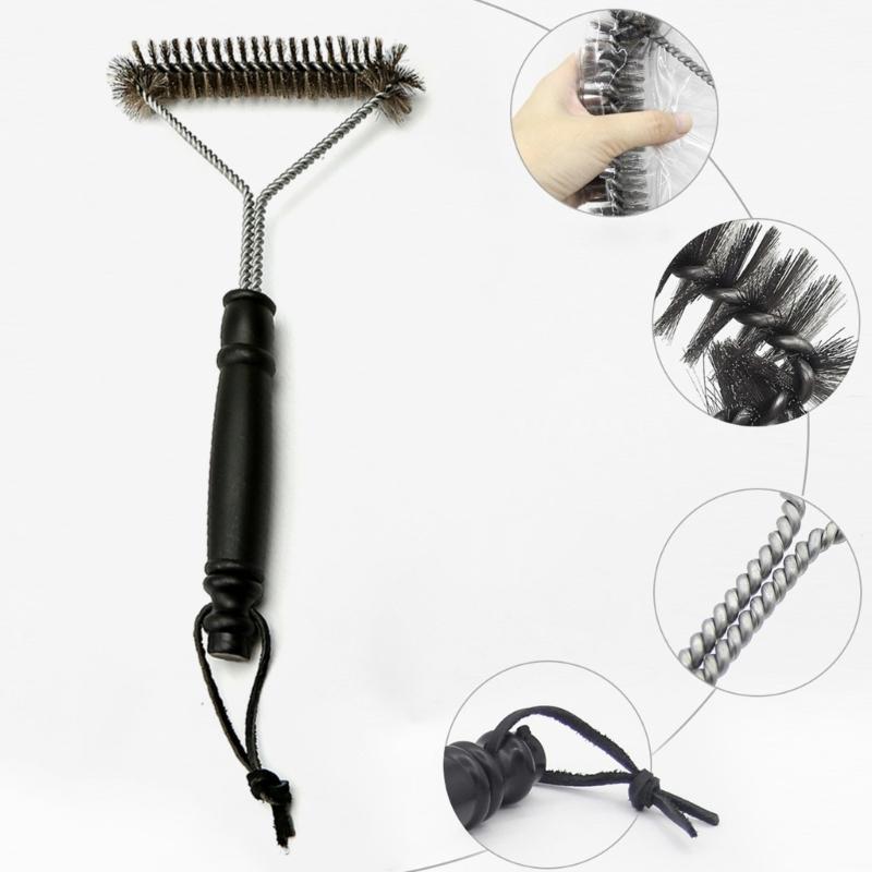 Grill Wire Brush for Grill Cleaning, Grill Cleaning Brush Barbecue Steel Brush