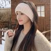 Solid Color Knitted Scarf Korean Style Pullover Wool Bib Turtleneck Fake Collar  Autumn Winter