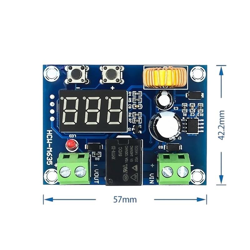 XH-M609 Niederspannungs-Trennschalter 12V-36V Digitales LED-Display Automatische Abschaltung für Notstromversorgung Batterieschutz
