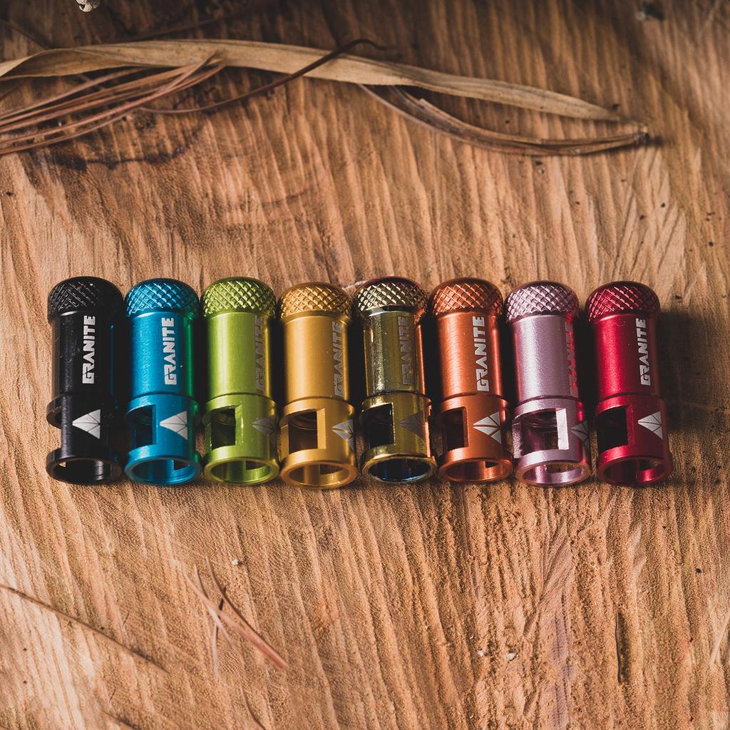 Granite Juicy Nipple Valve Cap - With Valve Core Removal