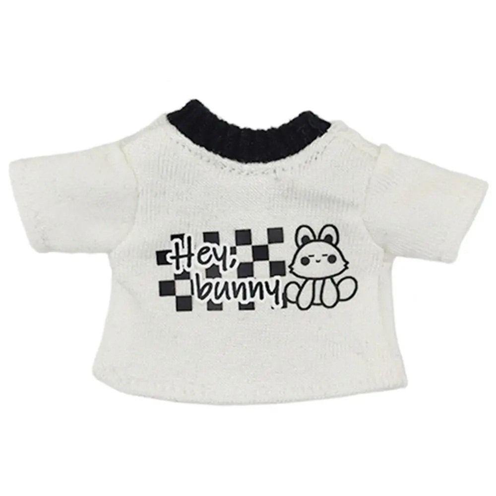 Cartoon Bear OB11 Doll Pants with Pockets Dolls Clothes Fashion 1/12 Doll T-shirt  Doll Accessories