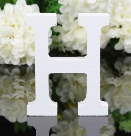 Wooden Letter "H", 16 Cm, 1 Pc.