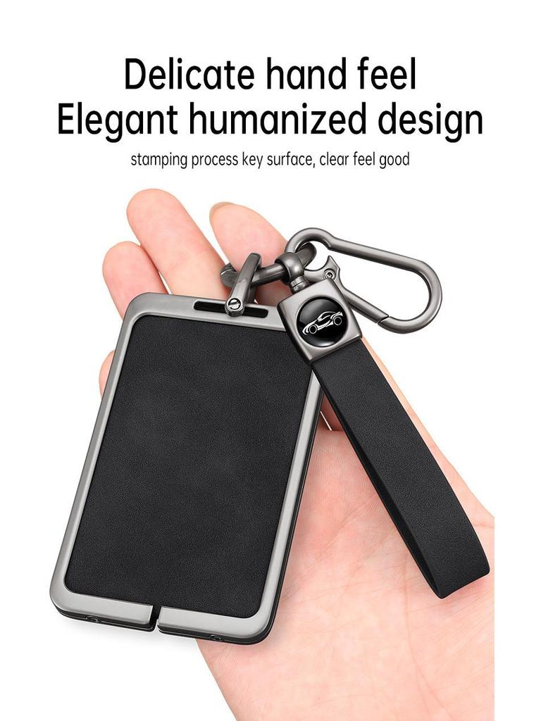 2023-24 Honda Integra/Civic/ZRV Card Key Case - Metal Shell with Buckle for Men & Women