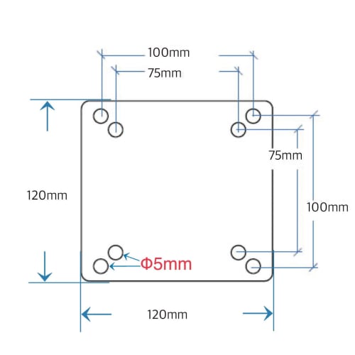 Kikutani VESA Monitor Mount Microphone Stand Adapter