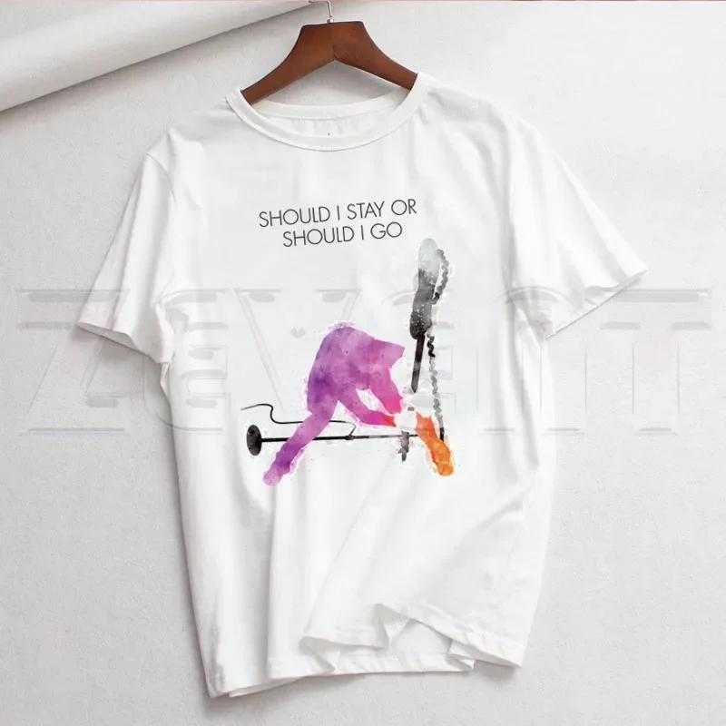 London Calling The Clash Album Aesthetic T Shirts Summer Casual Women's T-shirt Sleeve Female Tops Tees