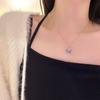 925 Sterling Silver Jewelry Aaa Zirconia Snowflake Pendant Necklace For Women Gift Wedding Jewelry Kolye Collareschristmas Gift