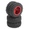 2Pcs RC Rear   Tire Wheel Tyre 55mm Dia Fit for WPL D12 1Celsius10 Remote Control Truck