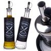 2x Glasflasche mit Spender für Olivenöl und Essig 300ml