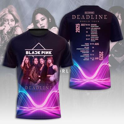 BLACKPINK Deadline World Tour 2026 3D T-Shirt