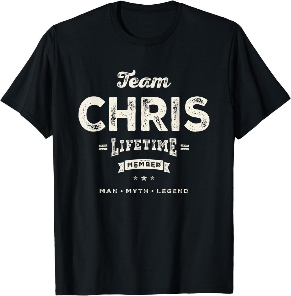Team Chris Lifetime Member Funny Name Chris T-Shirt
