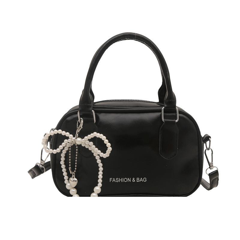 Minimalist Pu Handheld Crossbody Bag With Stitching Detail For Commuting