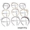 9pcs Fashion Matte Headbands for Women Girls Plastic Hairbands Versatile Simple Hairband Hair Hoop Hair Accessories Set Headwear